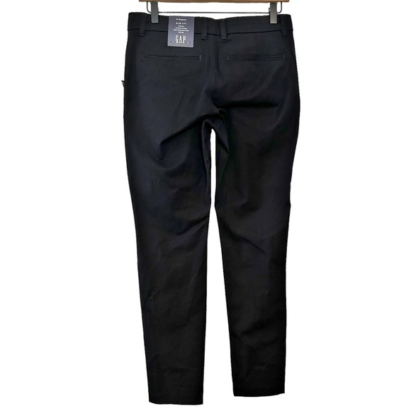NEW GAP Slim City Bi-Stretch Cropped Dress Pant Women’s SZ 6 in Black Solid - Picture 4 of 7
